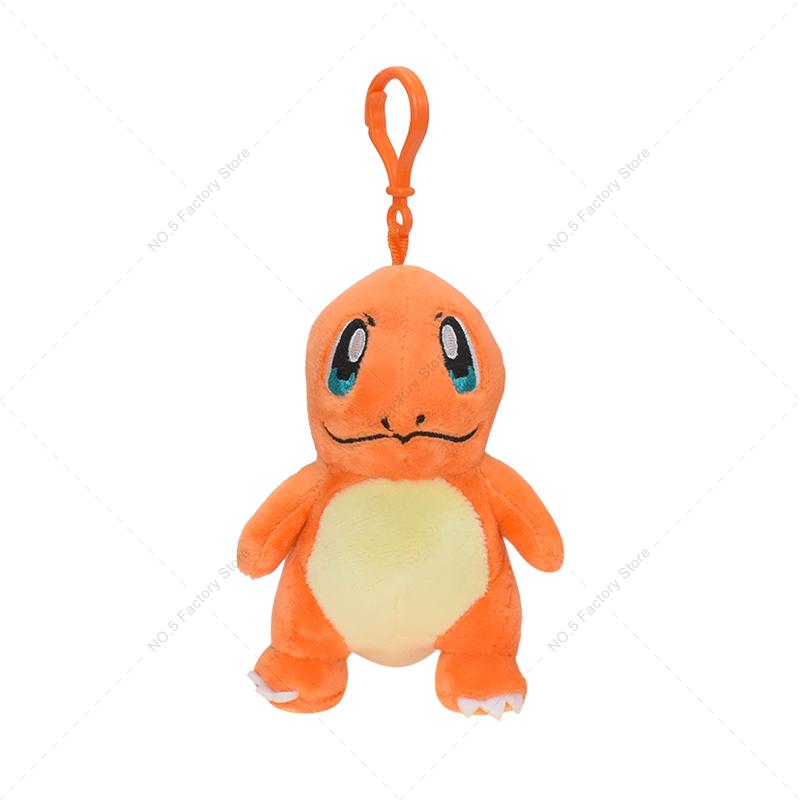 Original Pokemon Plush Keychain Cartoon Toys Pikachu Mew Jigglypuff Squirtle Eevee Snorlax Bulbasaur Doll Kids Kawaii Toy