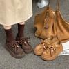 Flat Bottom Non-slip Versatile Kangaroo Shoes New Autumn Women's All-inclusive Light and Not Tired Feet