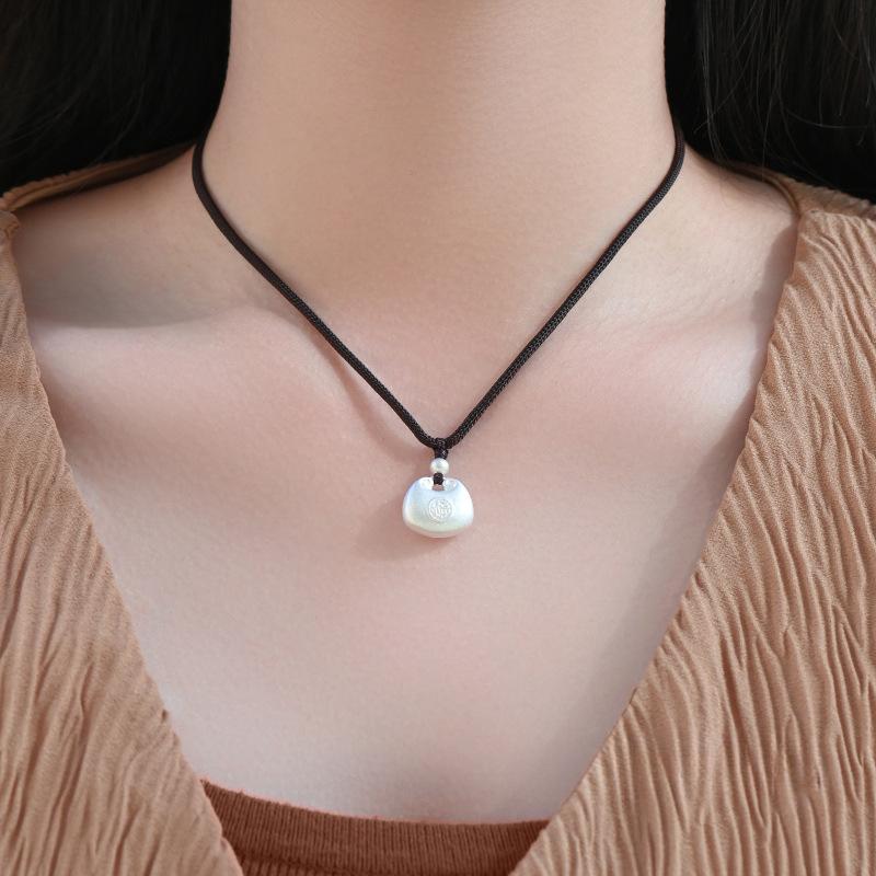 National Style Fat Luck Pendant Necklace Light Luxury High Level China-Chic National Style