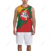 LUSE basketball jersey sports fitness vest 3D customized men's vest casual, comfortable, loose, quick-drying and sweat-wicking