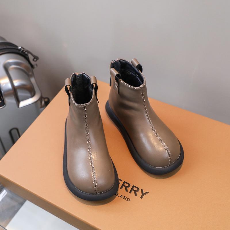 Little dark horse classmate autumn and winter children's short boots fashionable and simple girls boots girls princess boots