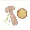 1PC DIY Madera Seta para Zurcir Herramienta de Patchwork Remendar Pantalones Ropa Tejido Artesanías Soporte de Aguja Hilo Accesorios de Costura