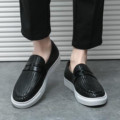 Mode Lässiger Herren-Loafer Vielseitiger und Bequemer Stil Täglich Büro Outdoor Freizeit Geschäft Party Fahren Herren-Slipper