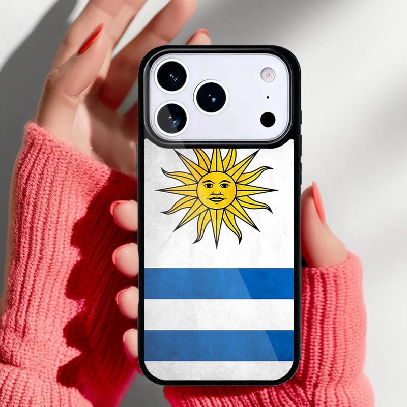 Uruguay National Flag Phone Case for iPhone 17 Air 16e 15 14 13 Pro Max Back Cover for 12 11 Pro Coque