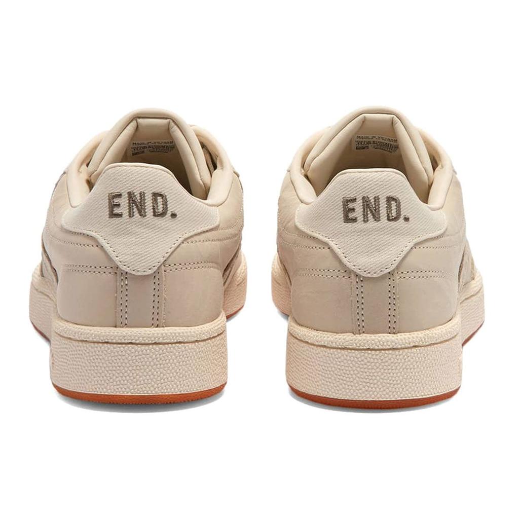 END. X Reebok Club C 85 Chalk Unisex Sneakers Cream Sandtrap Cliff-Stone G58845