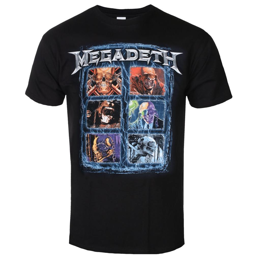 Retro Megadeth Graphic Cotton Tshirt Unisex Summer Short Sleeve Fashion Brand Tee Luxury Casual Vintage Tees