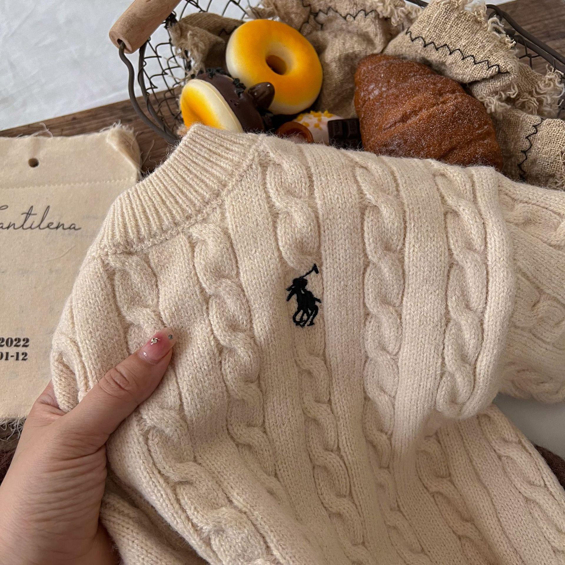 

Модний осінній светр: В язаний пуловер у корейському стилі для хлопчиків та дівчаток 120 cm