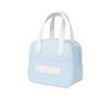 Insulated Lunch Bag Portable Small Size Handheld Bento Box Carrier Cooler Bag for Students and Office Use with Durable Handles and Zipper Closure