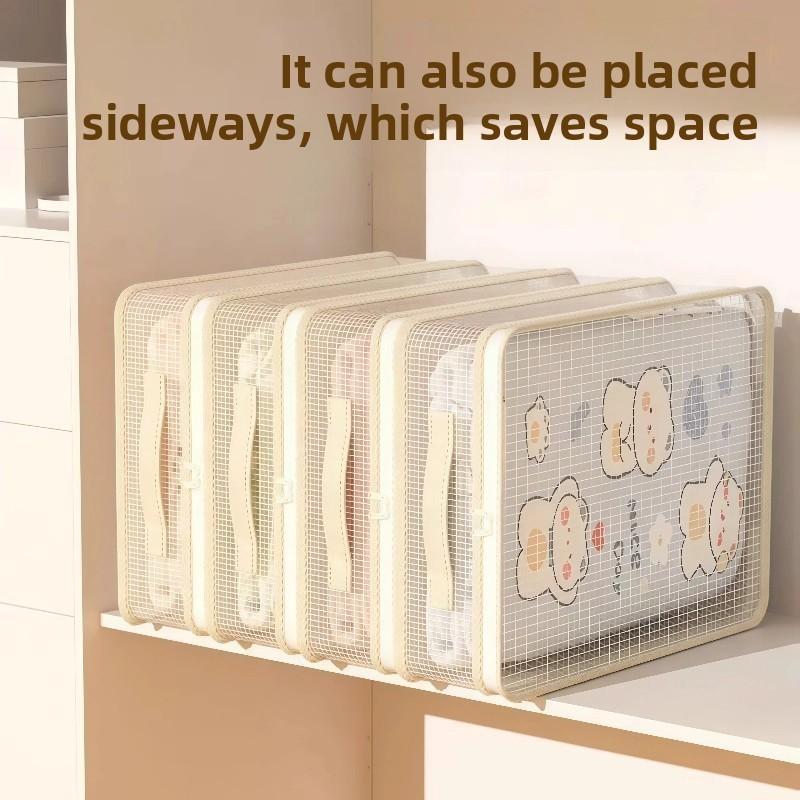 Pvc Cube Storage Box For Clothes With Dustproof Design For Wardrobe Organization