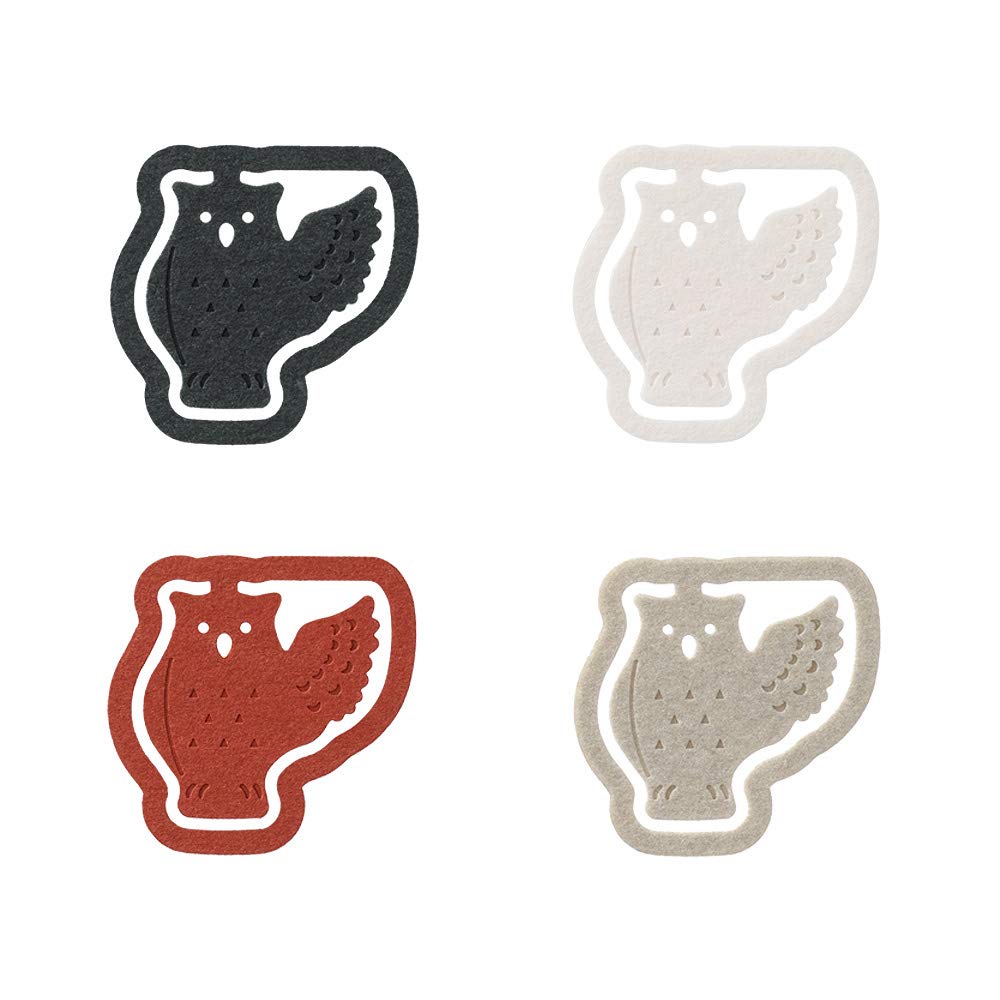 Midori Clip Peak Lips Owl Pattern 43403006