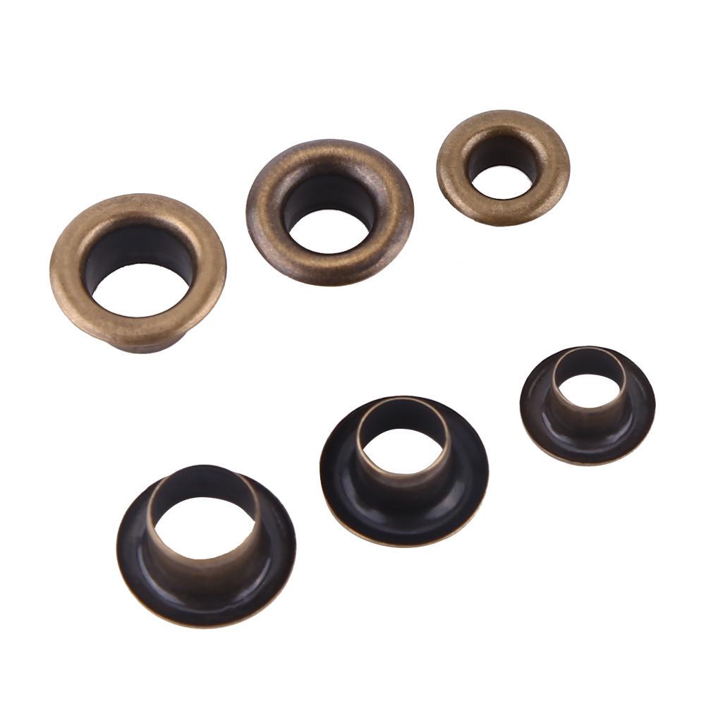 Kit De 20 Ojales De Metal Dorado 14mm | Con Arandelas, Para Telas, Cuero, Cortinas, Zapatos DIY