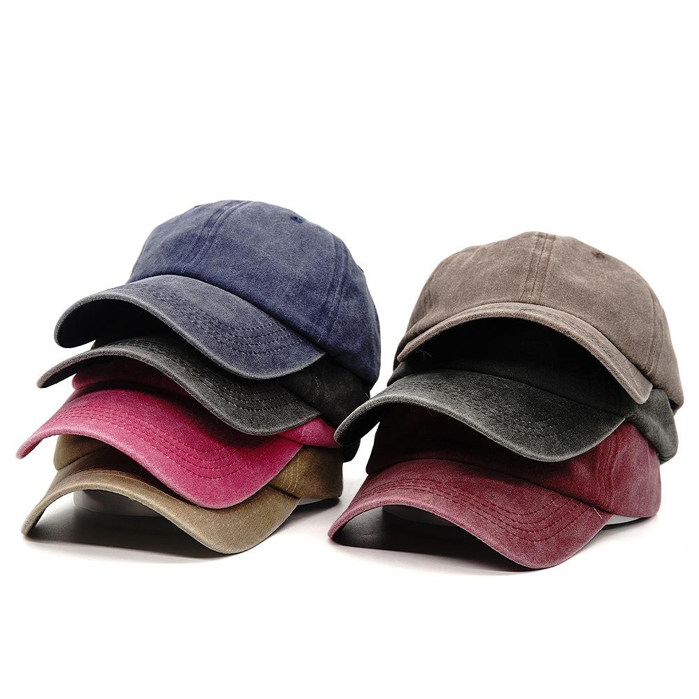 Spring/Summer Pure Color Baseball Caps Unisex Outdoor Leisure Casquette Vintage Sports Visor Hats For Teenagers