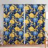 2pcs Elegant and Luxurious Chrysanthemum Curtains   Shade and Privacy Protection   Suitable for Decorating Various Rooms