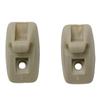 2 Pcs Car Sun Visor Support Clips Retainer Hanger Beige Holder Hooks Bracket OE 191857559 For Rabbit 1979-1984 MK1 1979-1984