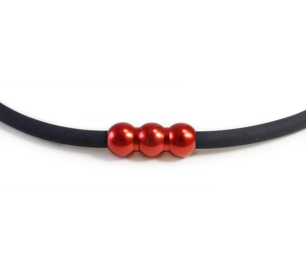 erg Synapse ZERO Sports Necklace (Black x Red) M49cm