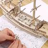 TaTanice Wooden 3D Sailboat Puzzle