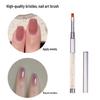Cross-Border Nail Art Gel Pen: Flat Head, Crystal Carving, Liner, Color Painting, Flower Design