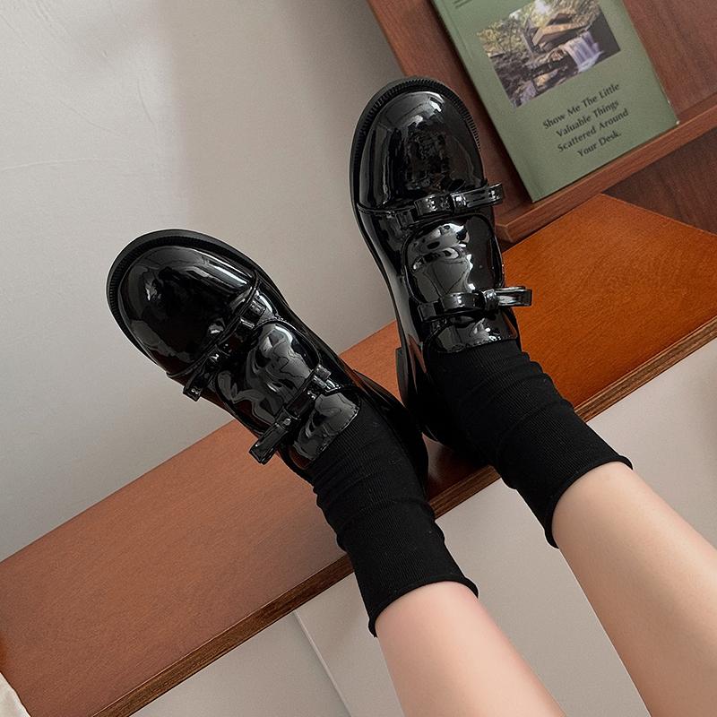 Fashion Spring New Single Shoes Women Fashion Round Head Deep Mouth Butterfly Knot Soft Sole Waterproof Non-slip Low-top Shoes