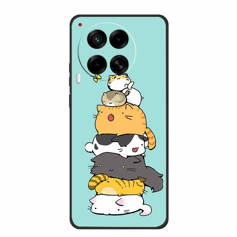 6.78" For Tecno Camon 30 Case Fashion Marble Black Silicone Soft TPU Back Cover Cases For Tecno Camon 30 5G Premier Phone Case