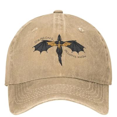 Merchandising de Arte de Dragón Inspirado en Ala de Fuego Gorras de Béisbol para Hombre y Mujer Sombreros Lavados Desgastados Vintage para Actividades al Aire Libre