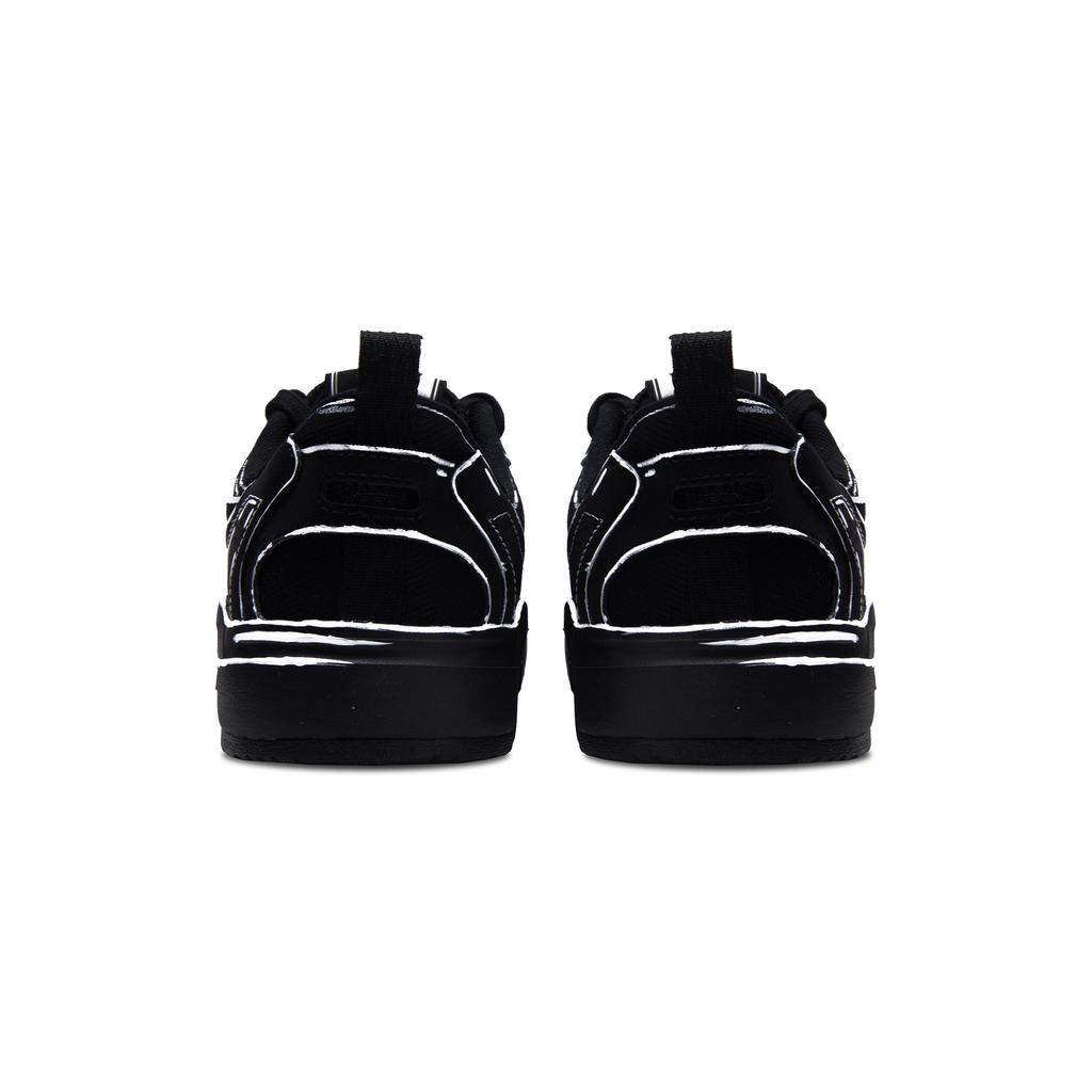 Li Ning Original Era Slip Resistant, Lightweight, And Breathable Low top Skateboard Shoes Men's Black White AGCU337-5(Team348-)