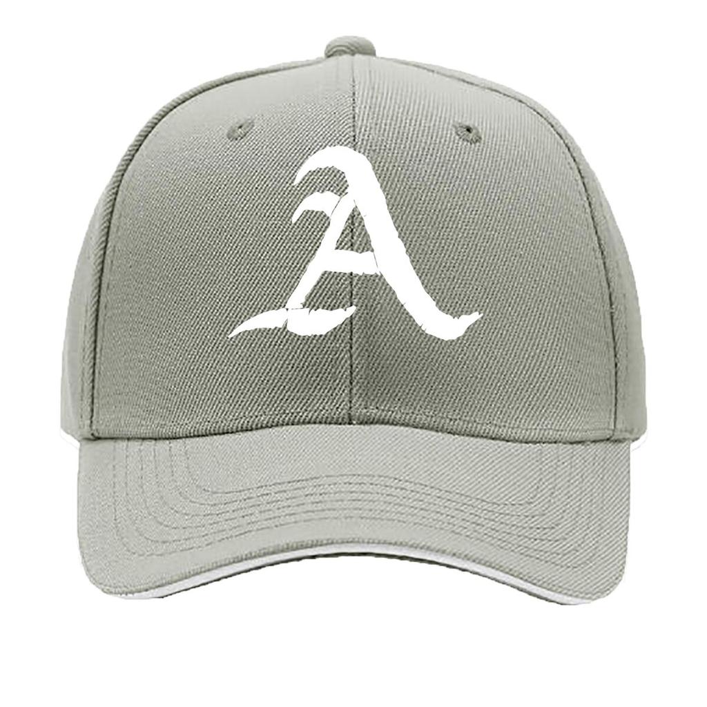 Adjustable Snapback Baseball Cap with Stylish Letter A  Vintage Black Curved Brim for  Ideal Fo Sandwich Baseball Cap