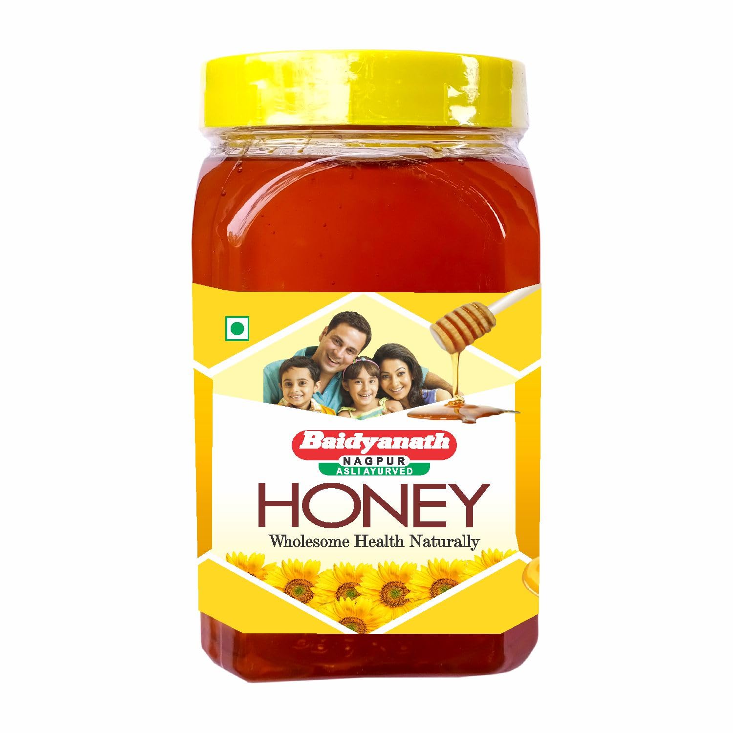 

Baidyanath Asli Ayurved Honey 1 kg Pack | Natural Sweetener & Immunity Booster | No Added Sugar