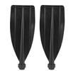 1 Pair Durable Kayak Canoe Paddle Blade Leaf Oar Replacement Accessories Black