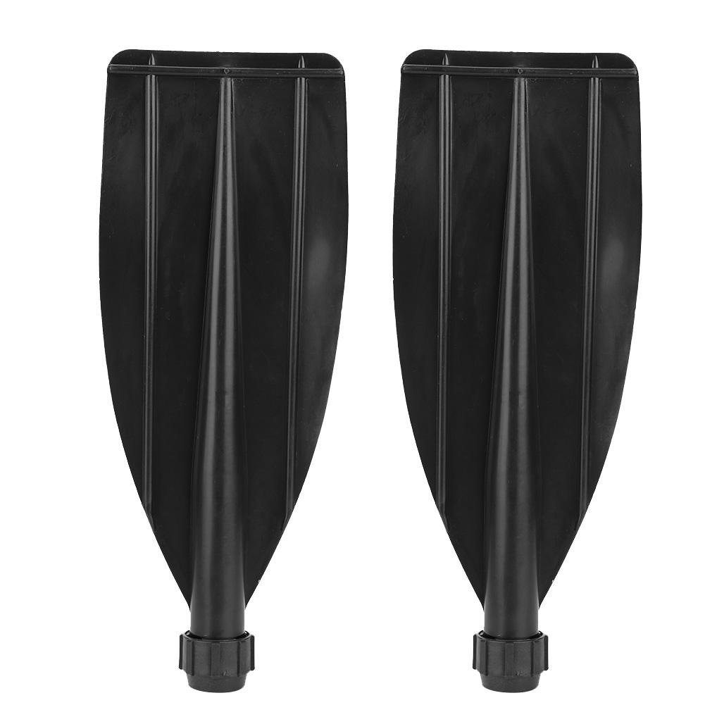 1 Pair Durable Kayak Canoe Paddle Blade Leaf Oar Replacement Accessories Black