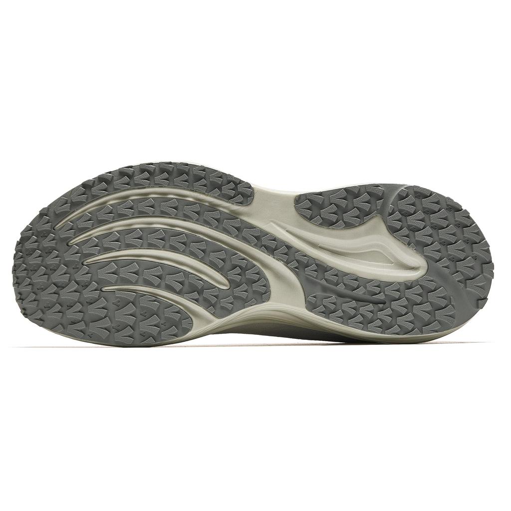 New Anta Cushioning Anti-Slip Wear-Resistant Breathable Height Increasing Low-Top Casual Running Shoes Men's Greige 912515510-9