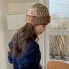 Woolen Knitted Pullover Hat Coldproof Beanies Cap Ethnic Style Jacquard Woolen Hat  Girls