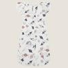 Baby Cotton Swaddle Blanket Newborn Sleep Sack Wrap Arms Up Design Stretchable Sleeves