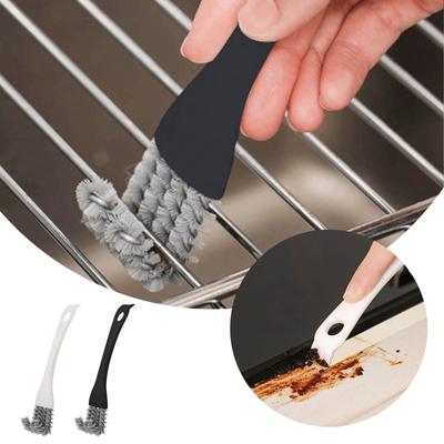 2025 Daily Jewelry Scratches Functional Kitchen Stove Cleaning Brush Corner Cleaning Brush Barbecue Rack Cleaning Small Brush
