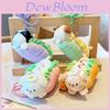 Charming Plush Hot Dog Keychain Creative Fried Egg Design Adorable Doll Accessory Gift