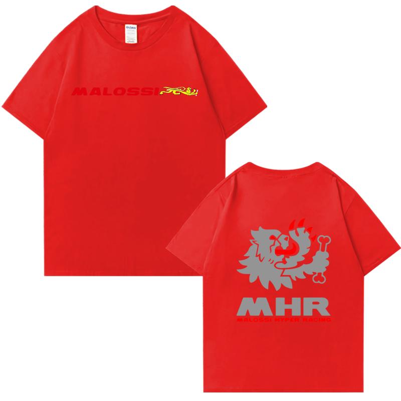 New in Malossi Theme Graphic short sleeve t-shirts vintage Hip Hop Y2k streetwear Unisex Oversized t-shirt Summer Print clothing