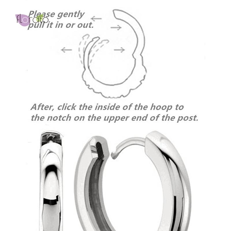 Bohemian Crystal Pendant 925 Sterling Silver Ear Buckle Exquisite Hoop Earrings Simple Fashion Jewelry For Women Birthday Gifts