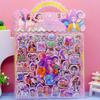 New Huntress Group Sticker Double-Layer 3D Bubble Sticker Gold Foil Decoration Sticker for Children's Girl Reward Gift