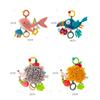 Newborn Infant Soft Plush Toy Teether Rattles Toys Baby Educational Toys Brain Developmental Hand Grip Cute Stuffed Animal Toys