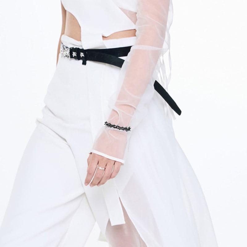 SENTIMENTS NO.630 [black] SPIKY BANGLE BRACELET