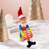 Bookshelf Fairy Christmas Doll Novelty Long Bendy Naughty Boy Elf Cute Red Christmas Boys and Girls Elf Doll Home Decoration