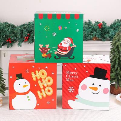 Cartoon Xmas Candy Gift Box Large Folding Gift Packaging Box Children Gifts