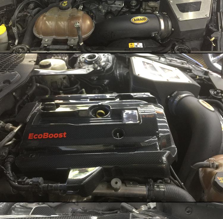 Carbon Fiber Engine Hood Cover for 2015-2022 Ford Mustang