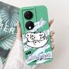 For Honor X7b Cute Panda Rabbit Cartoon Case HonorX7b X 7B 4G CLK-LX1 LX2 LX3 Camera Protective Soft Silicone Phone Cases