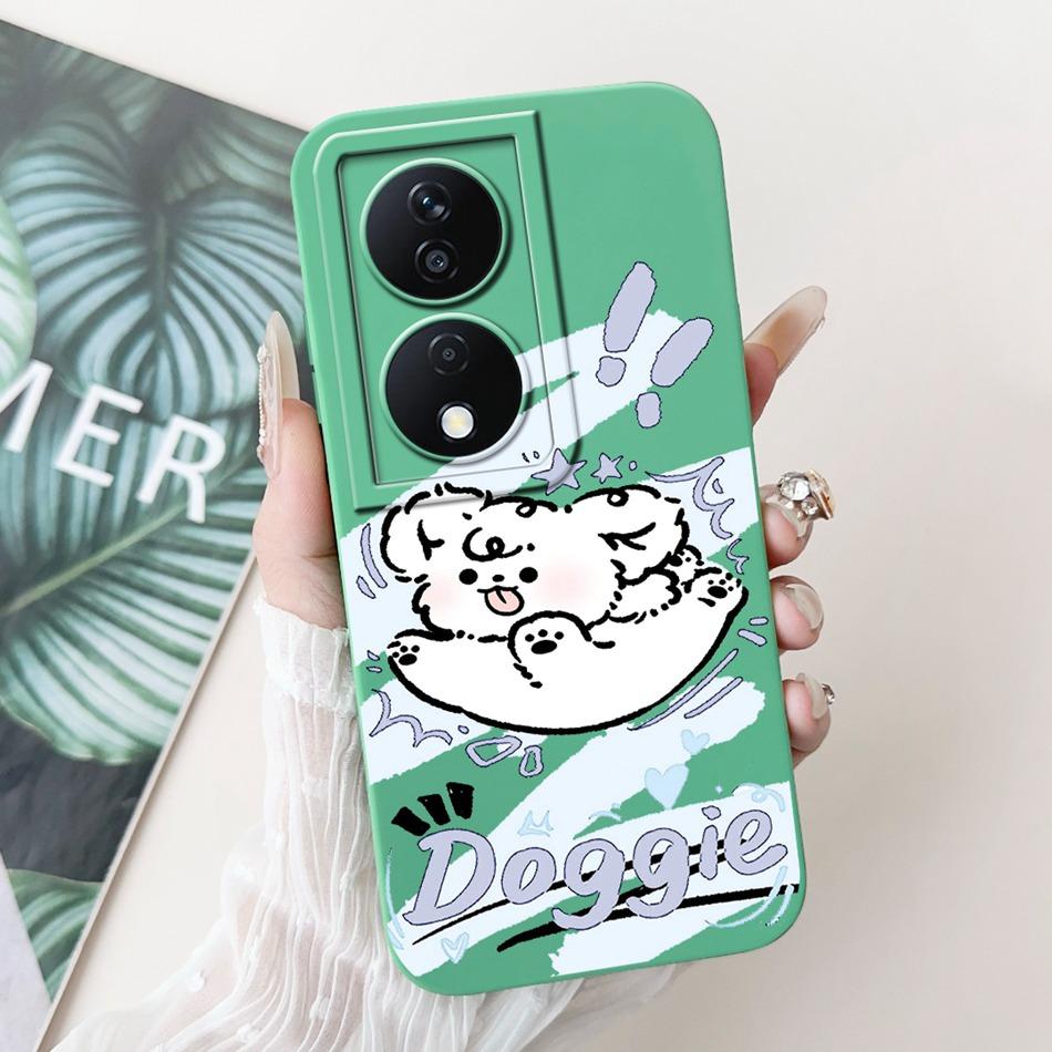 For Honor X7b Cute Panda Rabbit Cartoon Case HonorX7b X 7B 4G CLK-LX1 LX2 LX3 Camera Protective Soft Silicone Phone Cases
