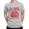 Herren Australien Pop Weibliche Sängerin T-Shirts Olivia Newton John Baumwollkleidung Lustige Kurzarm Kragen T-Shirts Sommer T-Shirt