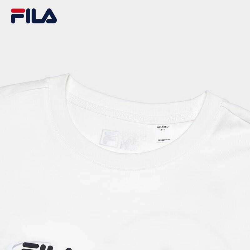 Fila Men's Pure Cotton Knitted Short-Sleeve T-Shirt