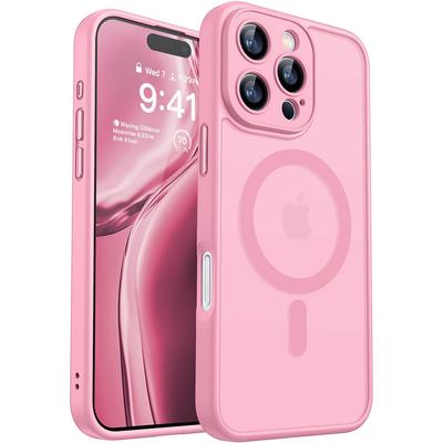 Husă Hibridă Dură Mată de Lux Transparentă în Culoare Bomboană Pentru iPhone 16 15 14 13 12 11 Pro Max Plus Moale Puternică Magnetică Pentru Magsafe