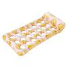 Adults Inflatable Pool Float Mat with Headrest Foldable Summer Beach Lake Float Raft Water Lounger Swimming Pool Sun Tanning Bed
