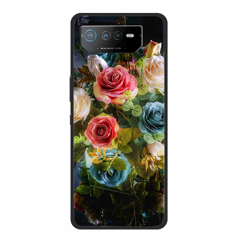 Phone Case For Asus ROG Phone 6D Ultimate Back Cover Case Black TPU Silicone Soft Coque For Asus ROG Phone 6 Pro Case Phone6 Pro