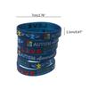 Unisex 6x/Set Awareness Create Change Bracelet Inspirational Silicone Wristbands
